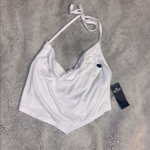 Hollister Cowl-Neck Halter Top